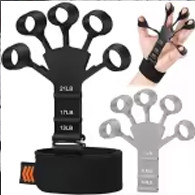 Silicone Hand Grip Device Finger Exerciser Strengthener Stretcher-NR Mart-2024
