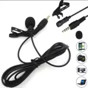 3.5mm Mini Microphone for Smartphone and Audio Devices, Clear Sound, Universal Compatibility, Black